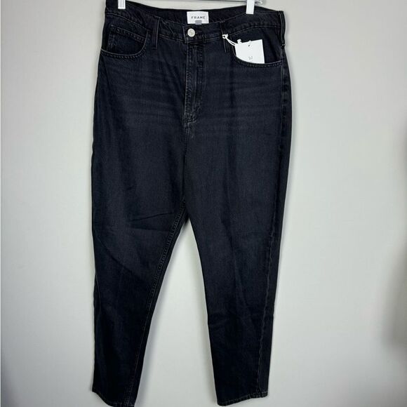 FRAME DENIM | NEW High N Tight Straight Leg Jeans in Inkwell Women’s Size 30 - Picture 5 of 13